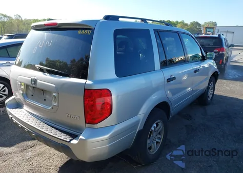 2005 Honda Pilot Exl из США, поврежденный, VIN 5FNYF18545B051422